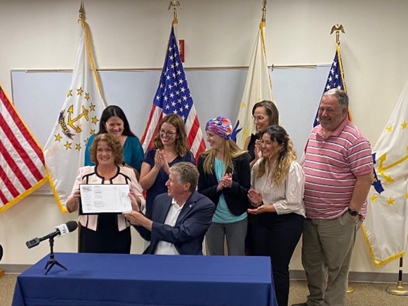 Rhode Island Governor signing biomarker bill