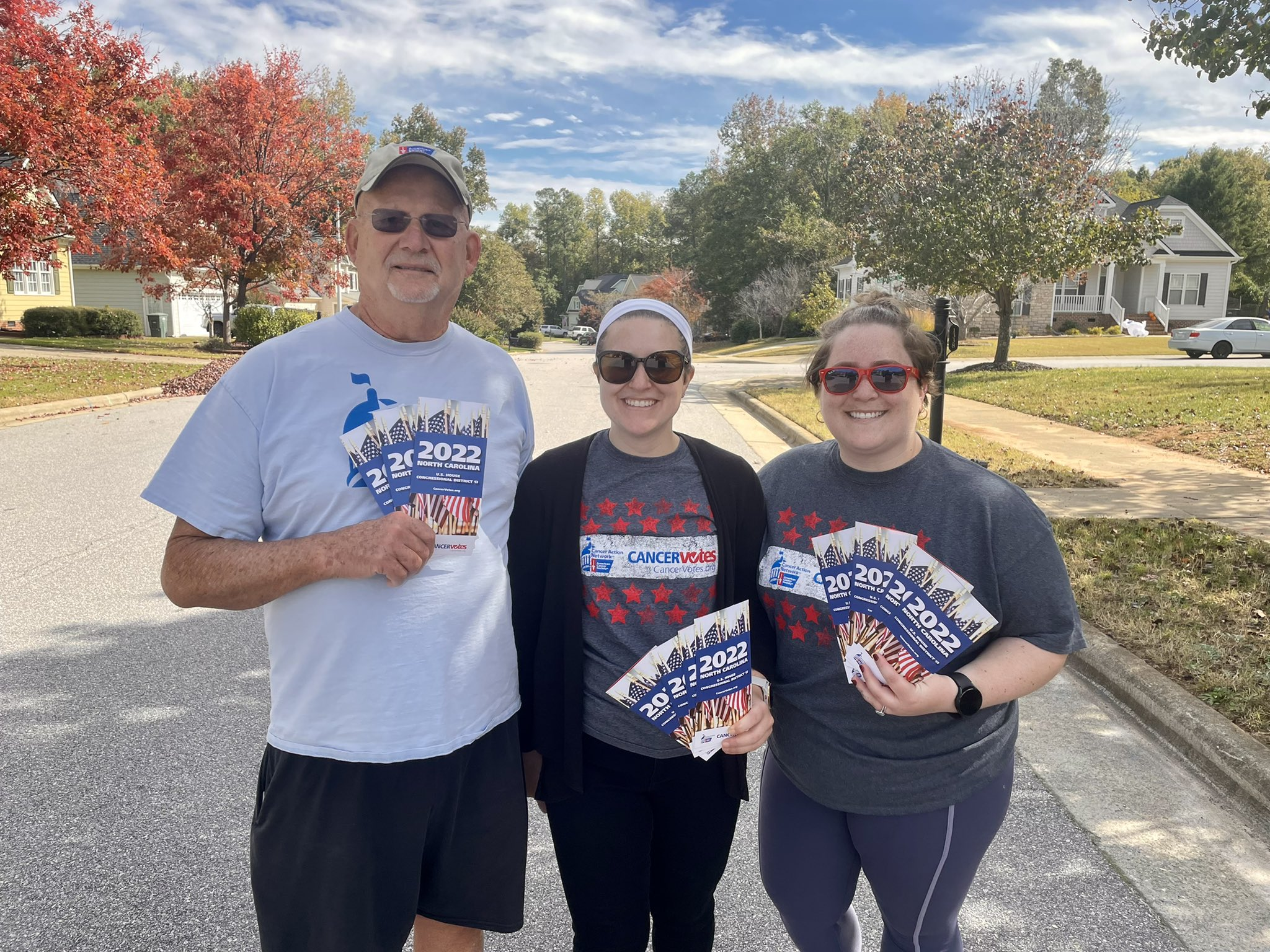 ACS CAN volunteers participating in Cancer Vote Engagment