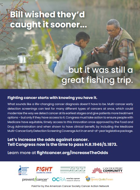 Multi-cancer early detection screening ad