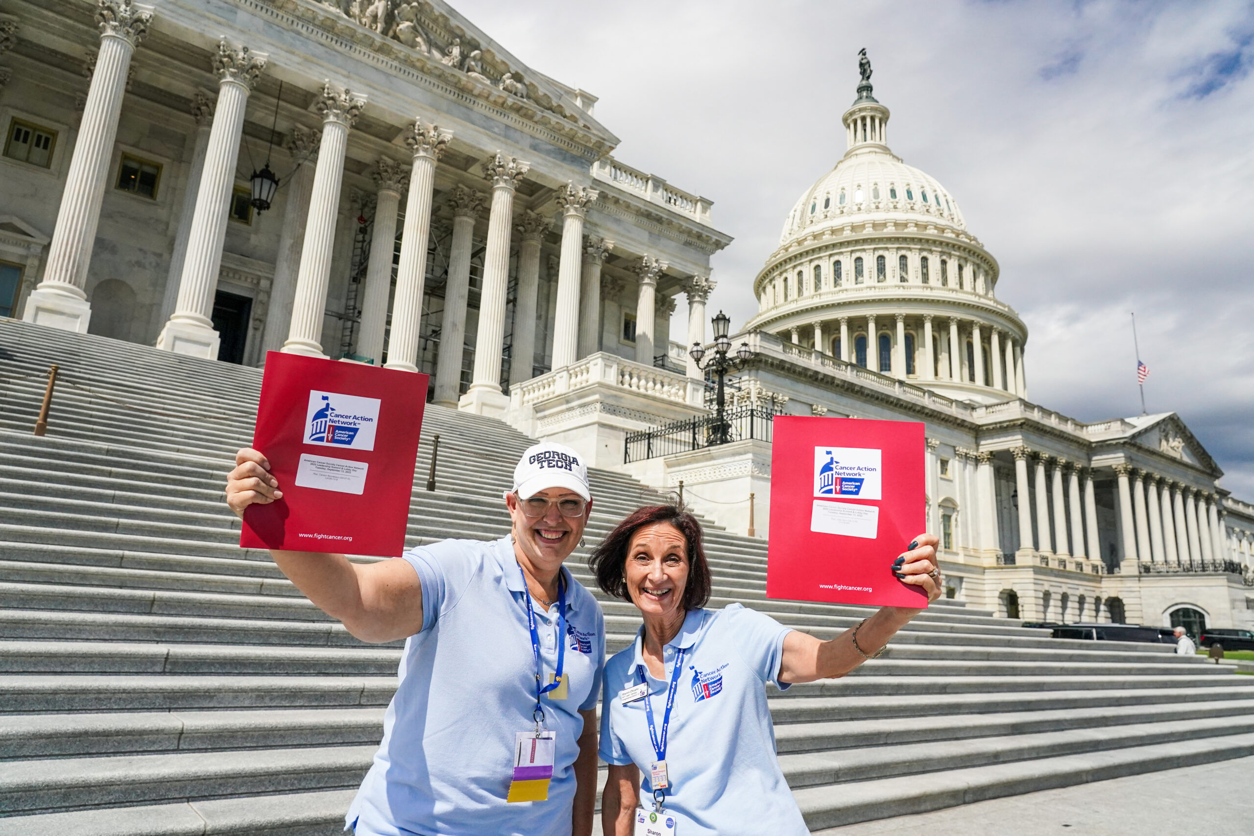 ACS CAN Volunteers outside of Capitol Hill