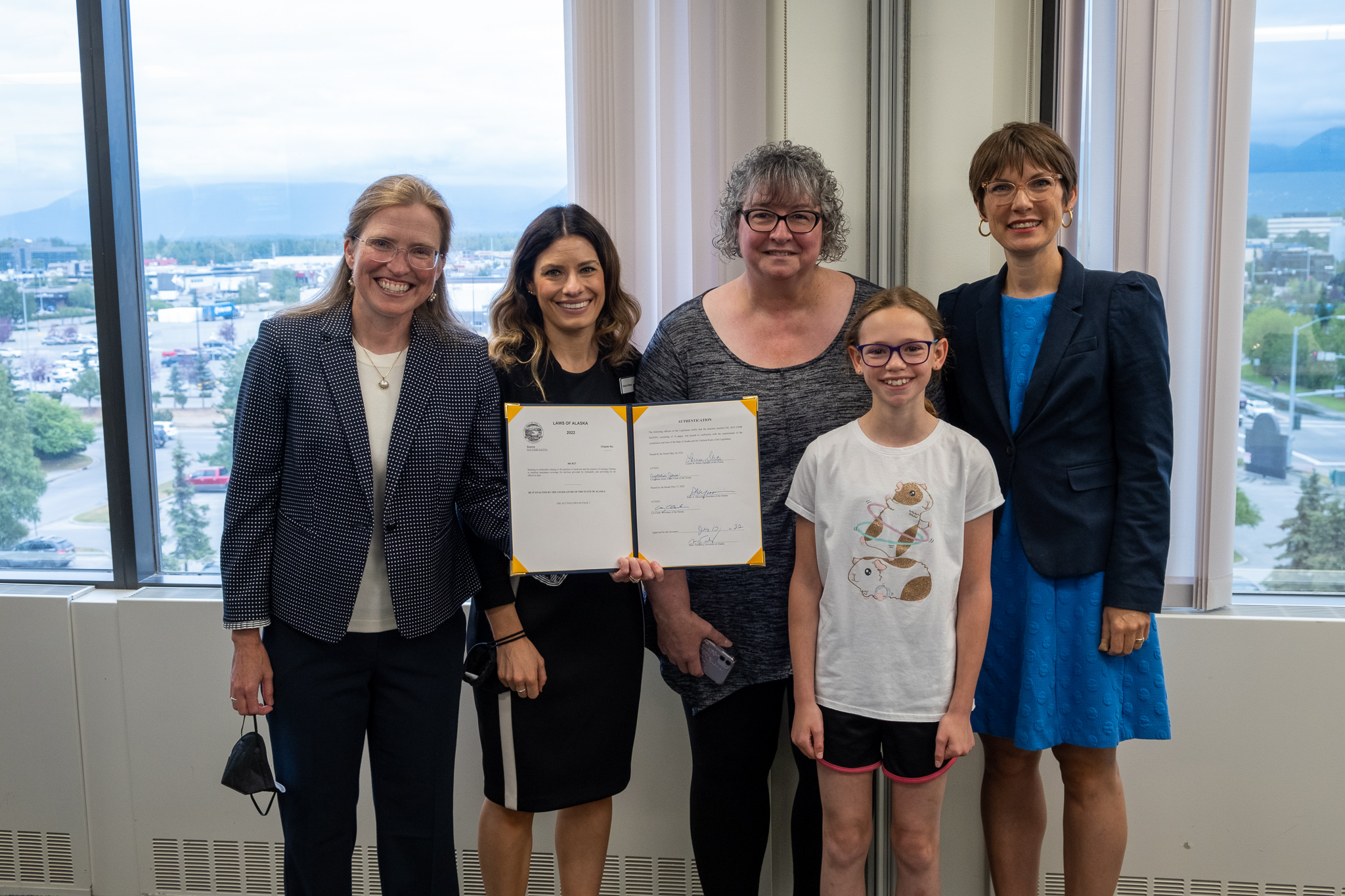 2022 AK Telehealth ACS Staff with Rep. Spohnholz