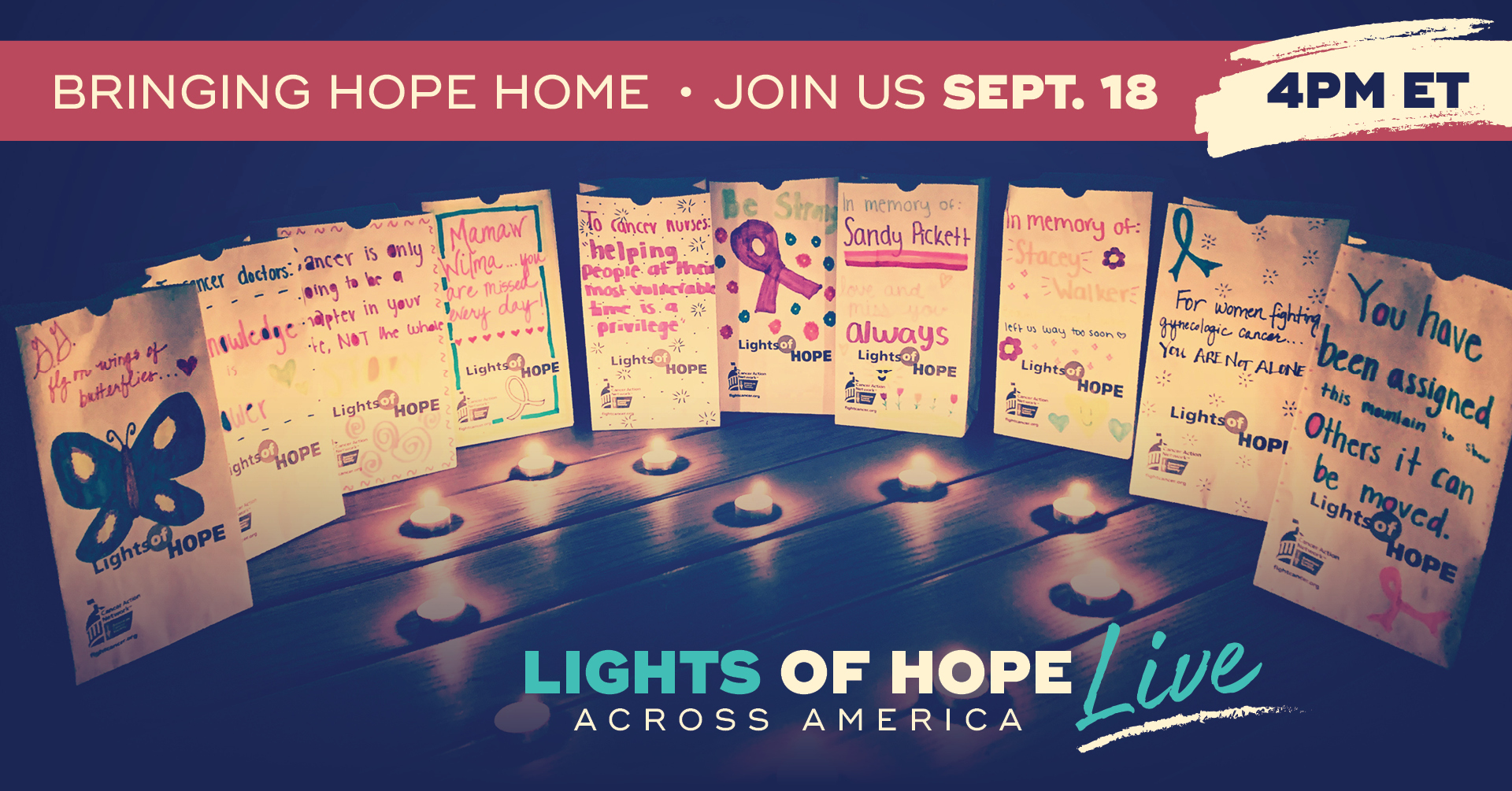 Lights of Hope American Cancer Society Cancer Action Network