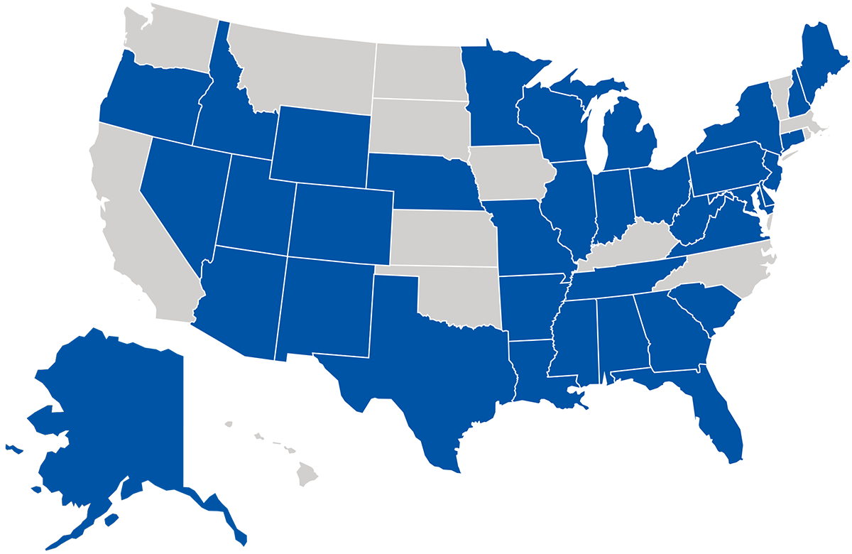 map of protected cervical cancer screening programs 