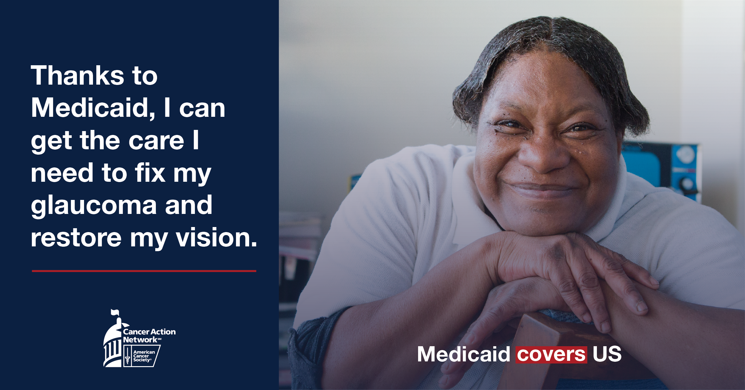 Woman talks about how she has been helped by medicaid