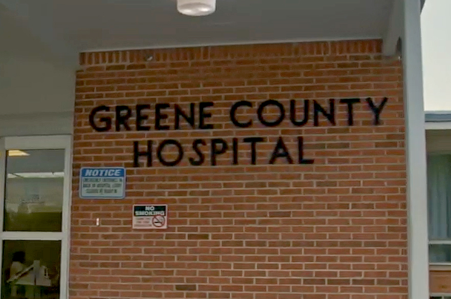 Green County Hospital entrance