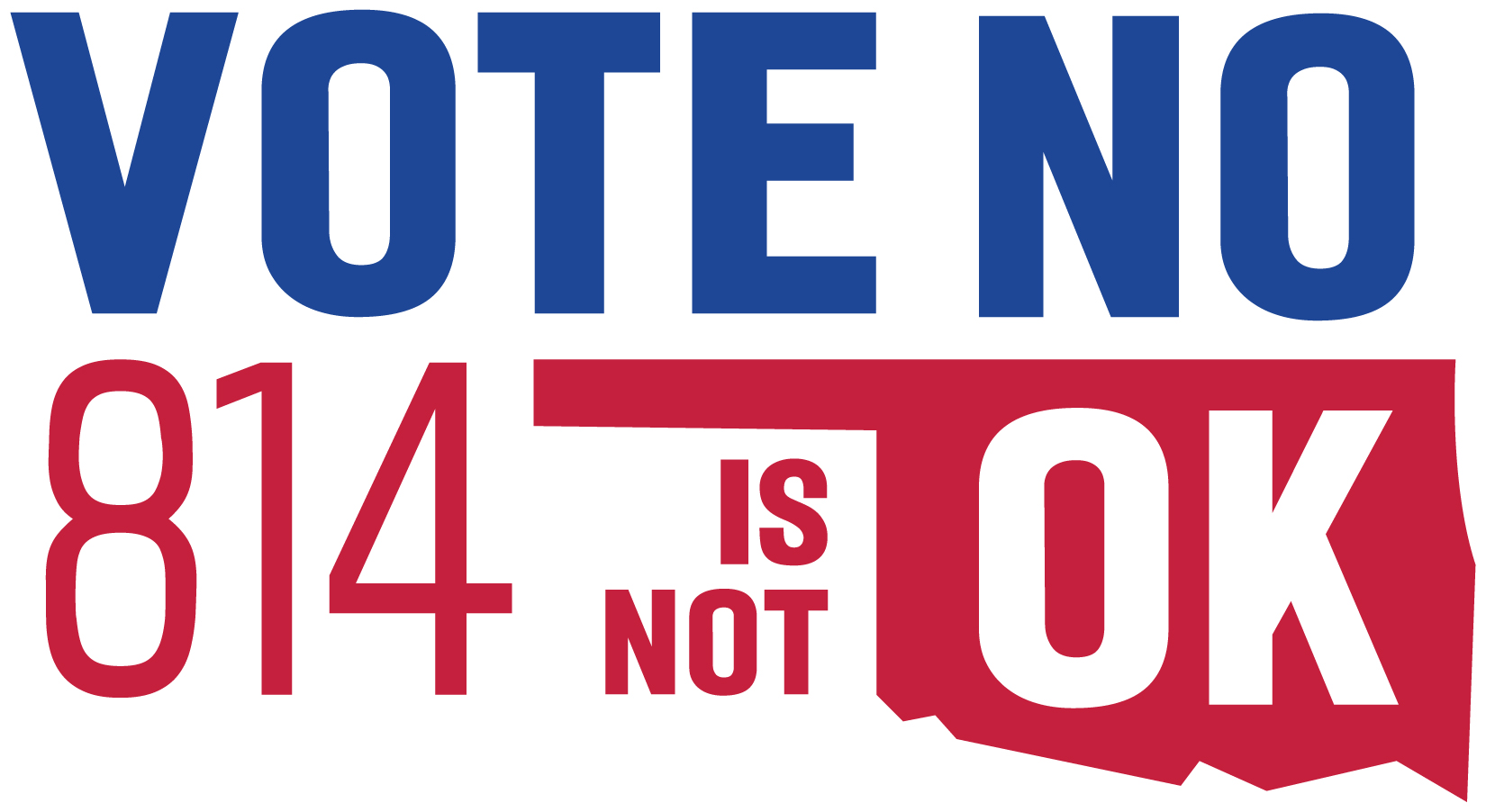 Vote no on 814 with Oklahoma outline