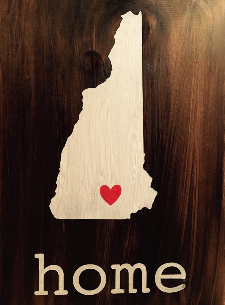 NH map home heart