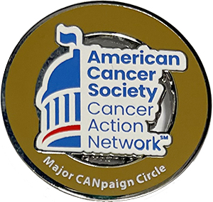 Major Campaign Circle Pin