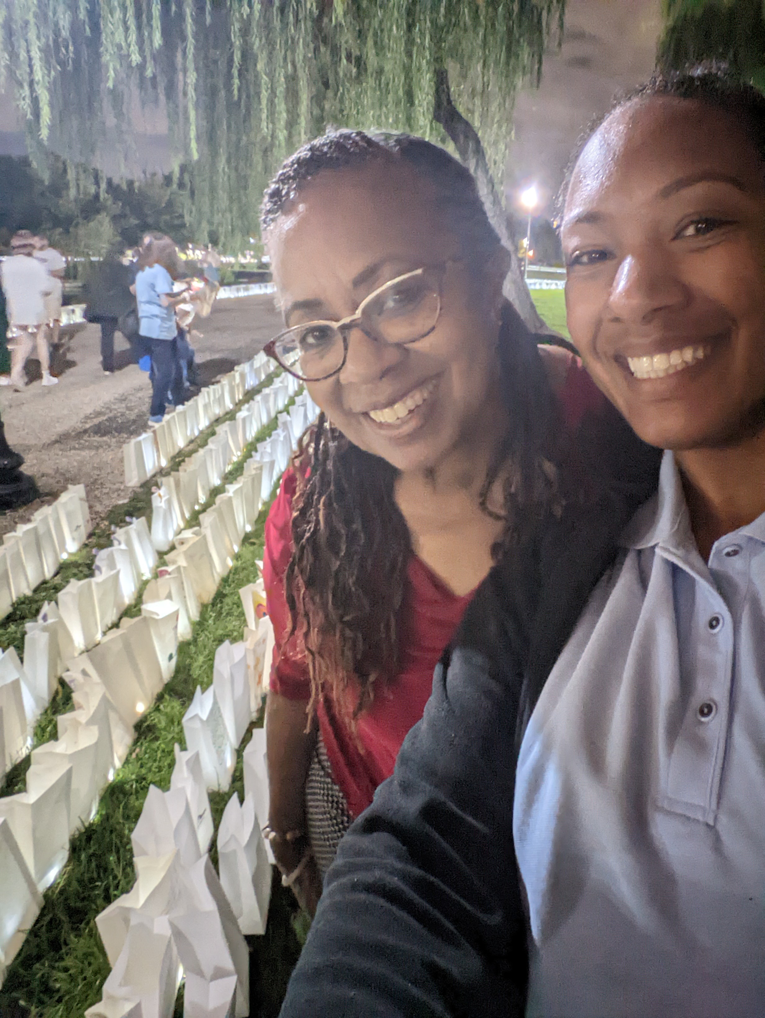 selfie of two black women