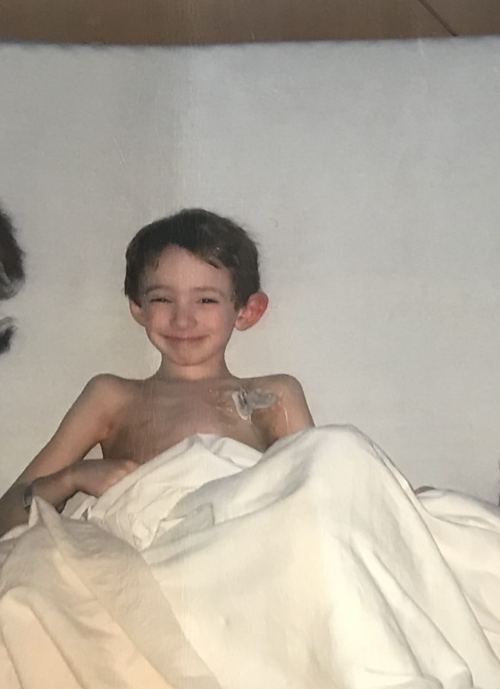 image of Kai Cook during treatment