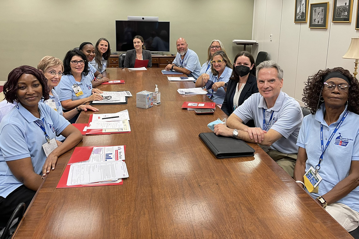 Volunteers at New Jersey Lobby Day House Meeting