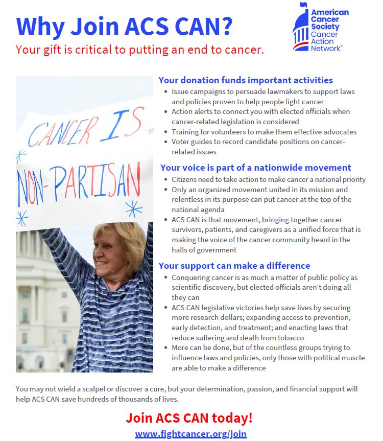 Why Join ACS CAN