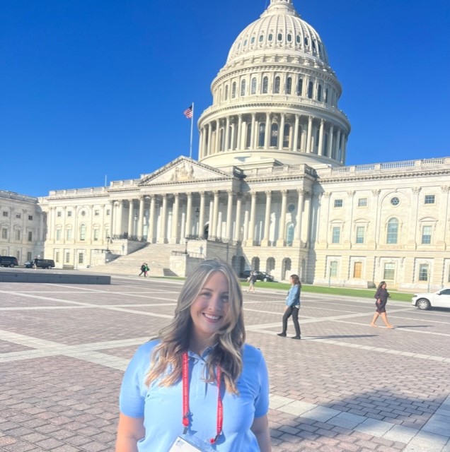 Paige at the capitol