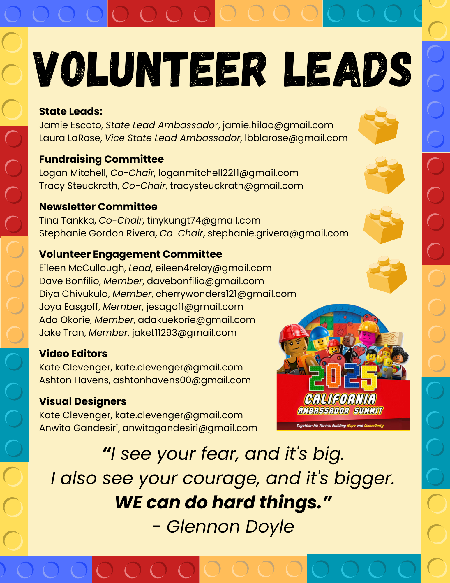 CA Volunteer Leads