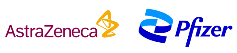 Astrazeneca and pfizer side by side