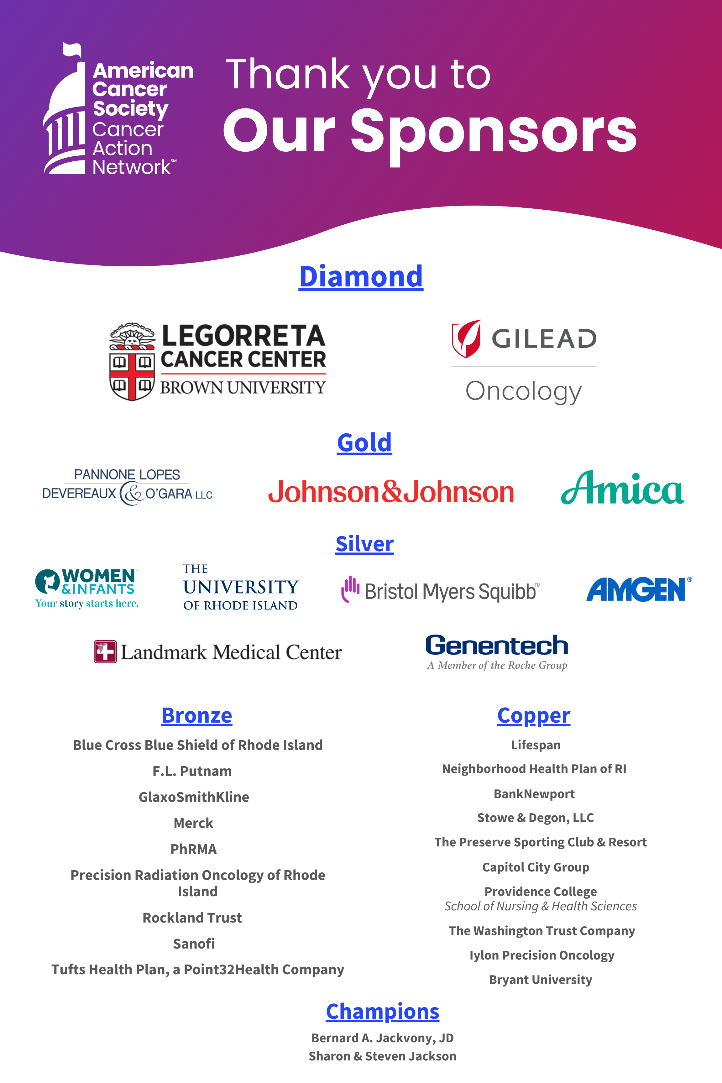 RI Breakfast sponsors as of 0919