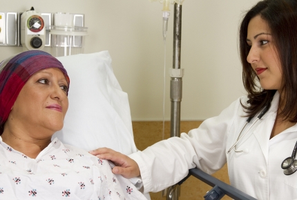 Photo of female patient and doctor