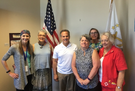 Congressman Cicilline Petition Delivery
