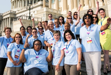 Photo of ACS CAN Volunteers at Advocacy Lobby Day