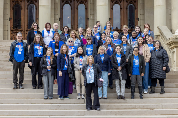 volunteers at statehouse