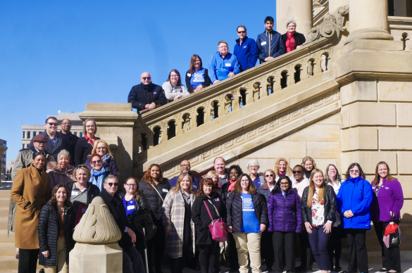 Cancer Action Day volunteers from 2023