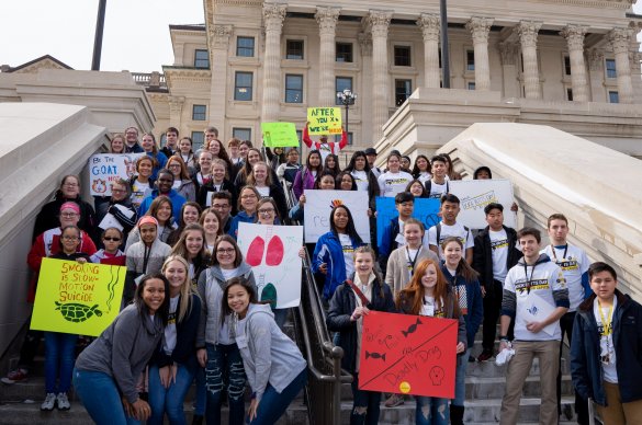 Youth advocacy efforts in Kansas.