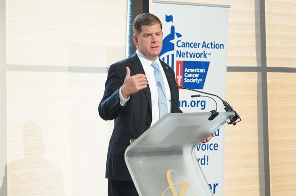 Mayor Martin Walsh at the ACS CAN 2017 New England Research Breakfast 