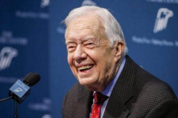 President Jimmy Carter smiling