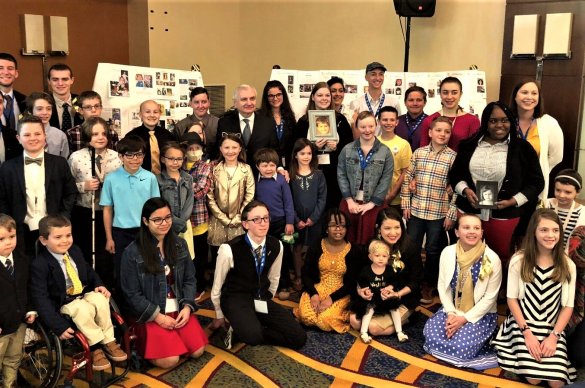 Advocates at the 2018 Childhood Cancer Lobby Day