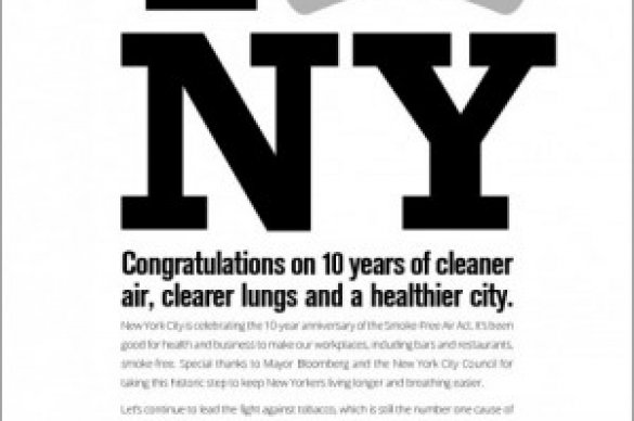 NYC 10th Anniversary Advertisement