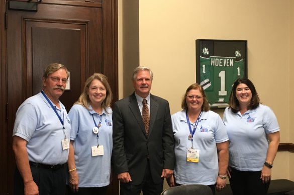 Cancer advocates meet with Representative