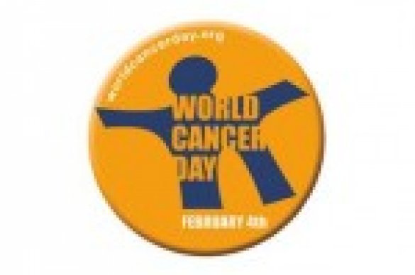 World Cancer Day Button