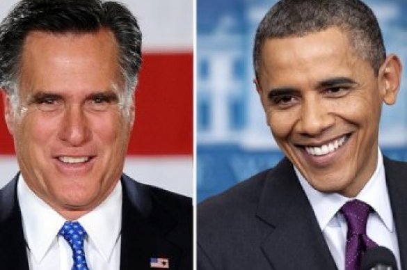 Mitt Romney and Barack Obama