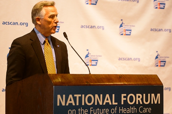 Photo of Gary Reedy Speaking at ACS CAN Policy Forum Photo of Gary Reedy Speaking at ACS CAN Policy Forum
