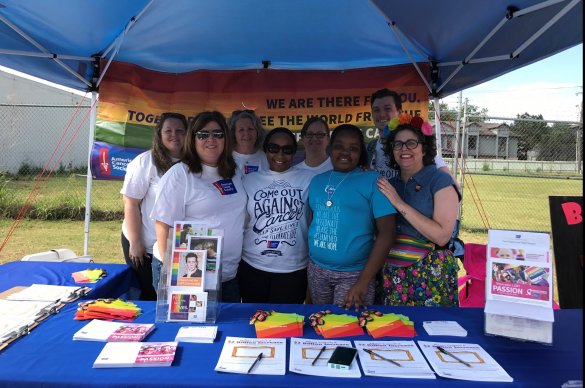 Pride event participants