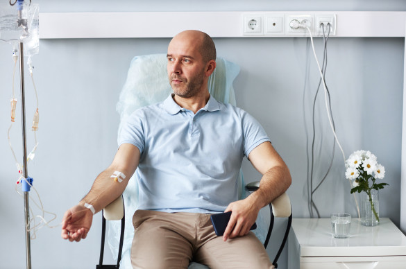 Man in treatment