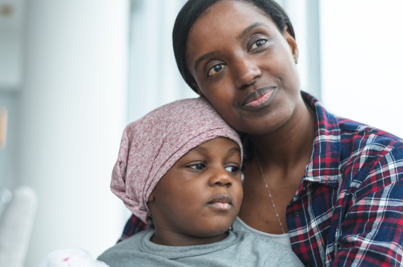 Child with mother