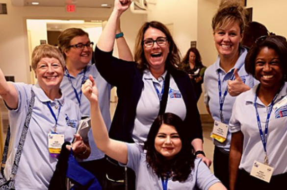 Volunteers at Lobby Day