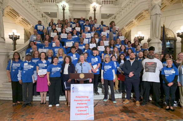 Photo of volunteers at the Harrisburg capitol
