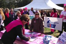 Image of Making Strides Against Breast Cancer Volunteers Image of Making Strides Against Breast Cancer Volunteers