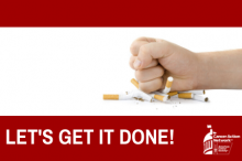 SD Let's Get It Done SD Fist Smashing Cigarettes