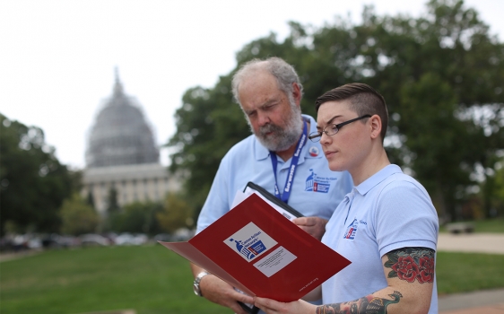 Photo of ACS CAN Volunteers at Washington D.C. Lobby Day