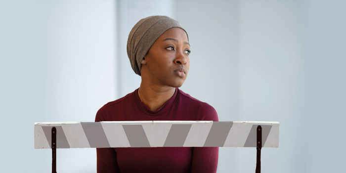 female cancer patient