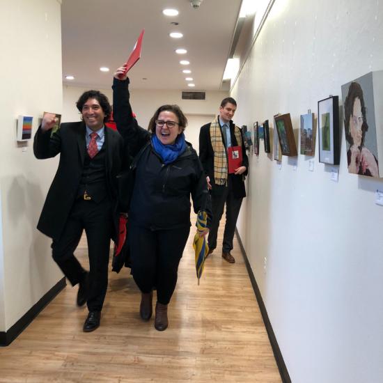 Volunteers in City Hall