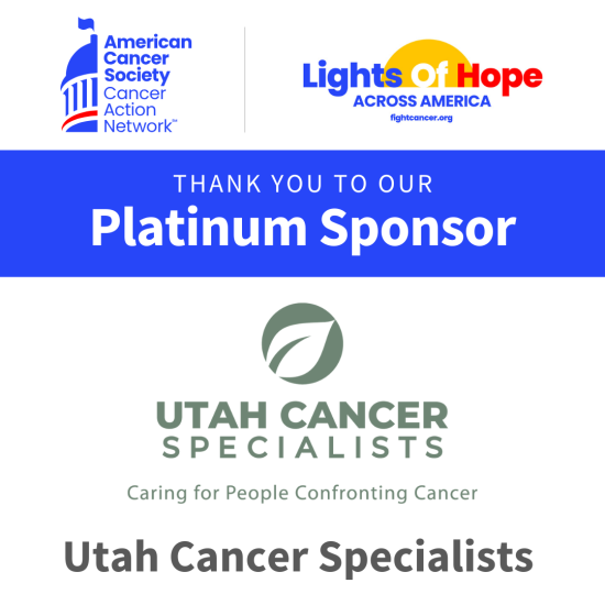 Utah Cancer Specialists - Platinum Sponsor