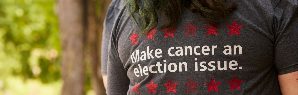 Back of a Cancer Votes T-shirt