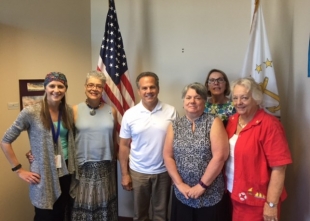 ACS CAN Cicilline Petition Delivery