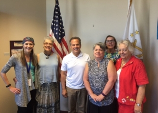 ACS CAN Cicilline Petition Delivery