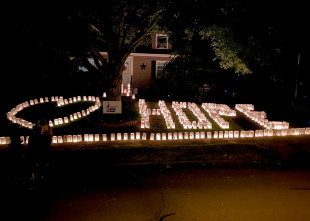 2020 Lights of Hope display at Coach's house