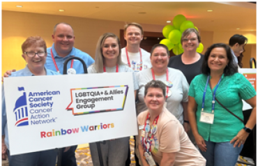 LGBTQIA+ group at affinity row